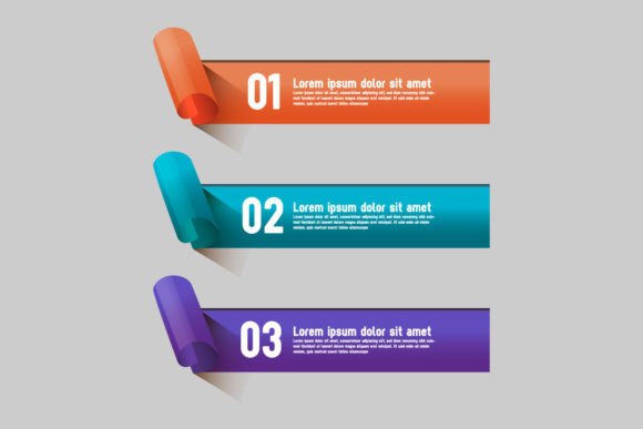 Unlocking Visual Impact with a Roll Paper Color Labels Banner Infograph